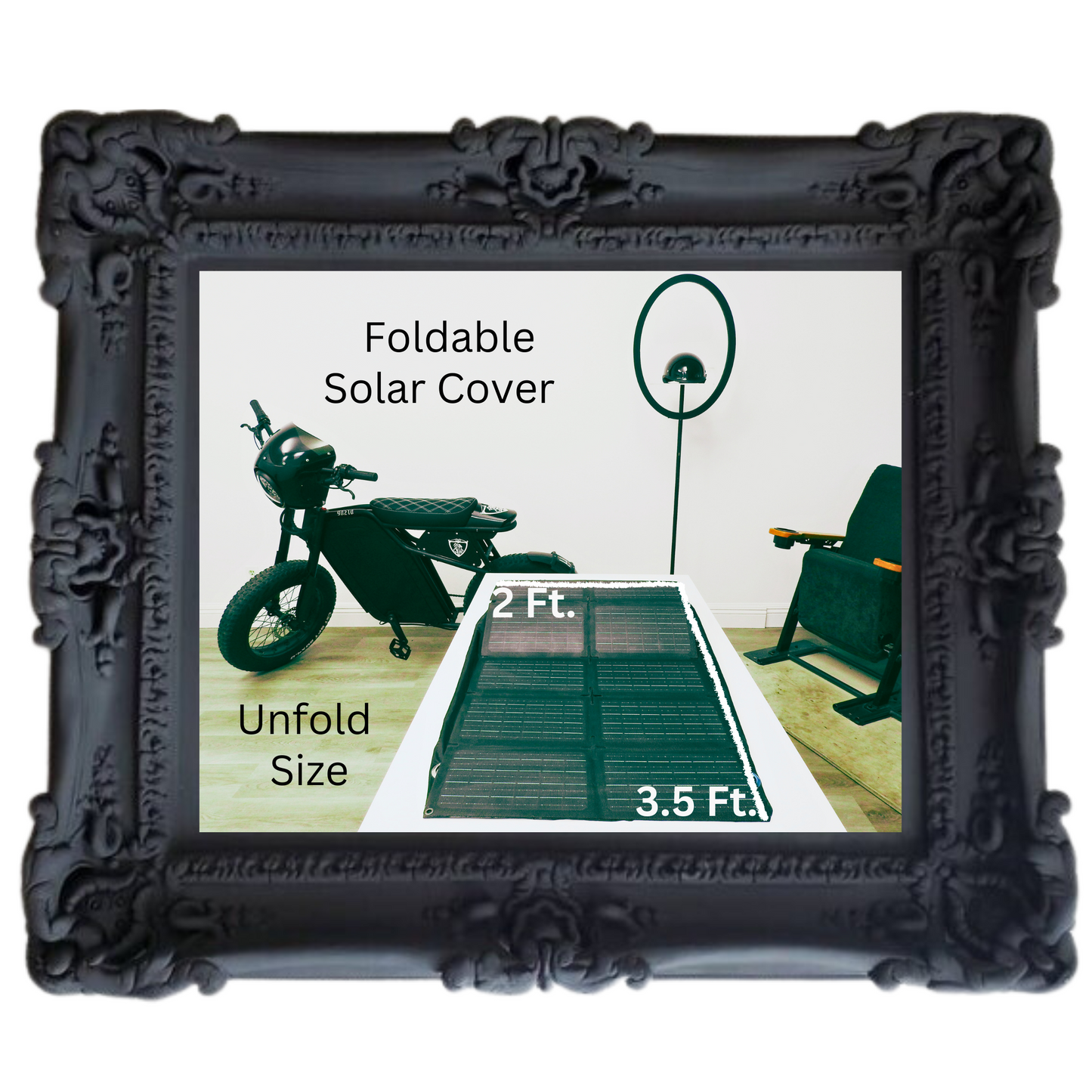 Solar Storm Cafe' E-Bike Touring Cover - Reserve for $50.00