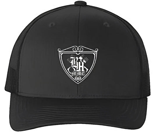 PRE-ORDER BHMMC = six-panel retro trucker cap