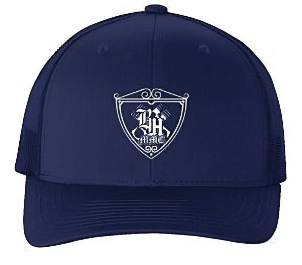 PRE-ORDER BHMMC = six-panel retro trucker cap